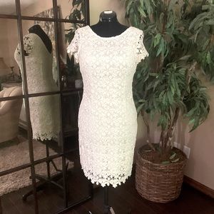 Cache lace dress with full lining